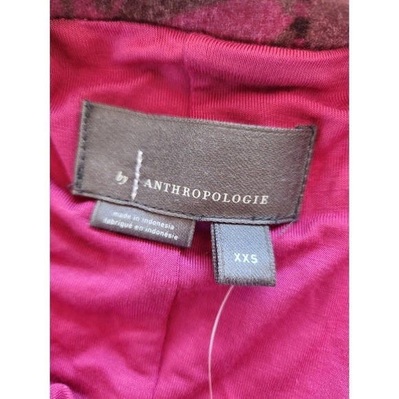 NWT Anthropologie Ruched Velvet Floral Mini Skirt Pull On Size XXS - Picture 9 of 11